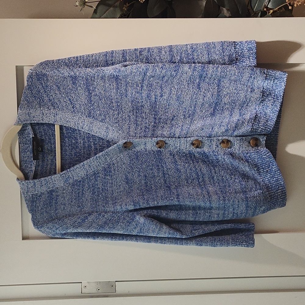 Ann Taylor 3/4 Sleeve Marled V-Neck Cardigan - Size Medium - NWOT